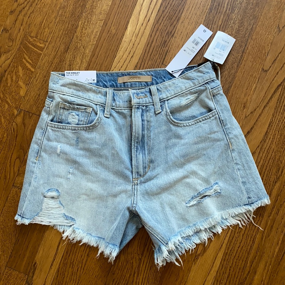 Joe’s Jeans Denim Shorts Blue High Rise Kinsley